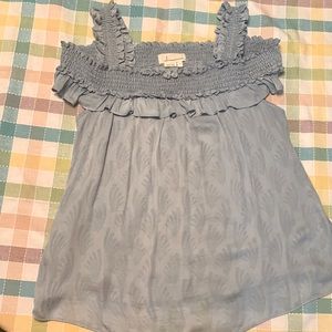 Anthropologie light blue tank